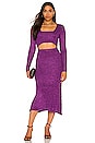 view 1 of 3 Skye Dress in Marled Purple