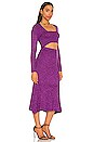 view 2 of 3 Skye Dress in Marled Purple
