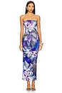 view 1 of 3 Marlo Dress in Abstract Orchid