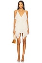 view 1 of 4 Decima Clip Dot Dress in Gardenia