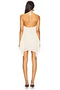 view 3 of 4 Decima Clip Dot Dress in Gardenia