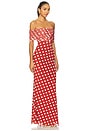 view 3 of 3 Mccall Dress in Rust Dot