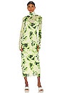 view 1 of 3 SHAILENE 원피스 in Lime Green Tie Dye