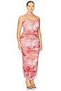 view 4 of 4 Indina Dress in Rust Snake