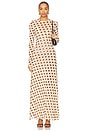 view 1 of 3 Paola Dress in Gold Halo Dot