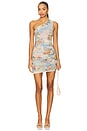 view 1 of 3 Emery Dress in Soft Slate Bloom