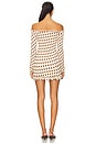 view 3 of 3 Peck Dress in Gold Halo Dot