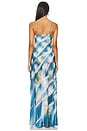 view 3 of 3 Shea Dress in Blue Floral Plaid
