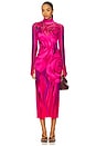 view 1 of 3 Shailene Midi Dress in Fuchsia Rose