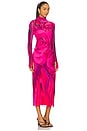 view 2 of 3 Shailene Midi Dress in Fuchsia Rose