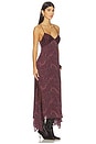 view 3 of 4 Christina Dress in Chocolate Paisley