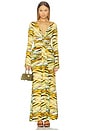 view 1 of 3 Iko Dress in Citron Tiger