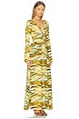view 2 of 3 Iko Dress in Citron Tiger