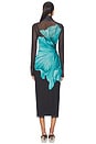 view 3 of 3 Shailene Power Mesh Dress in Teal Flower