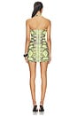 view 3 of 3 Bonnie Dress in Lime Snake