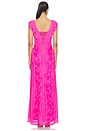 view 3 of 3 Trista Dress in Brilliant Pink