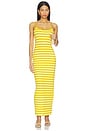 view 1 of 4 VESTIDO ASHLYN COZY RIB in Limelight Stripe