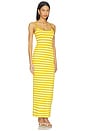 view 2 of 4 VESTIDO ASHLYN COZY RIB in Limelight Stripe