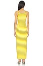 view 3 of 4 VESTIDO ASHLYN COZY RIB in Limelight Stripe