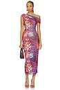 view 1 of 3 Holden Dress in Cobalt Scale