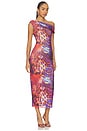 view 2 of 3 Holden Dress in Cobalt Scale