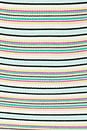 view 4 of 4 Karima Cozy Rib Dress in Aqua Stripe