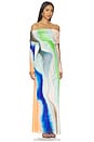 view 2 of 3 Essie Dress in Watercolor Abstract