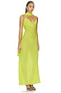 view 3 of 5 VESTIDO CHERYL in Lime Pin Dot