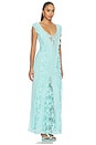 view 2 of 4 Trista Dress in Soft Turquoise