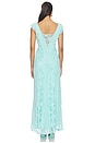 view 3 of 4 Trista Dress in Soft Turquoise