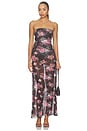view 1 of 3 Alfie Dress in Java Snake Floral