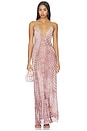 view 1 of 5 Romy Dress in Cappuccino Croc
