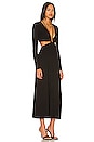 view 2 of 3 ROBE MAXI BONDI in Noir