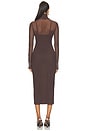 view 4 of 4 ROBE SHAILENE STUDDED MESH in Espresso