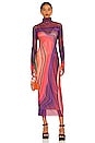 view 1 of 3 ROBE SHAILENE in Abstract Rouge Wave