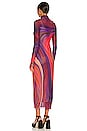 view 3 of 3 ROBE SHAILENE in Abstract Rouge Wave