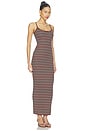 view 2 of 4 ROBE ASHLYN COZY RIB in Chocolate Stripe