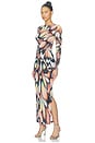 view 2 of 3 Phyll Dress in Brandy Butterfly