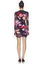 view 4 of 3 Mirza Dress in Violet Roses