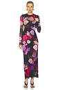view 1 of 3 Didi Dress in Violet Roses