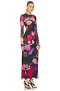 view 2 of 3 Didi Dress in Violet Roses