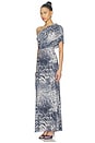 view 4 of 4 Mirabel Dress in Patchwork Animal