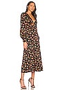 view 2 of 3 Viola Midi Dress in Noir Rose Garden