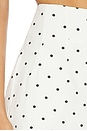 view 6 of 6 Saskia Short in White Mini Dot