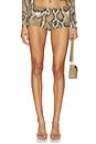 view 1 of 6 Justina Short in Natural Snake