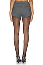 view 6 of 7 Minsk Tailored Short in Grey Stripe