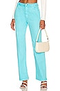 view 1 of 4 Fez Jean in Aqua Teal