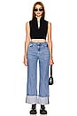 view 4 of 4 Kendall Cuff Hem Wide Leg in South Pacific Wash