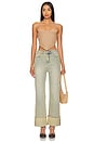 view 7 of 8 Kendall Cuff Wide Leg in Mellow Tint Wash