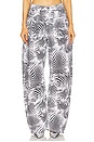 view 1 of 6 Rhett Carpenter Barrel Pant in Zebra Print